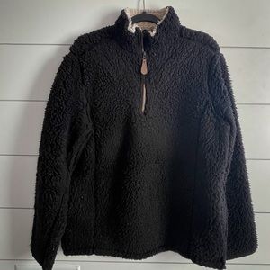 C.C. Girlie Girl Sherpa quarter zip up pullover